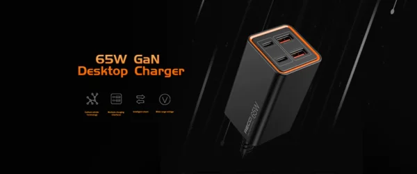 Recci 65W GaN Desktop Charger 150cm