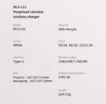 Recci 3 In 1 Alarm Wireless Charger With Lamp