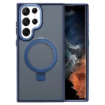 Clear Magnetic Case With Ring Stand for Samsung