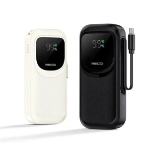 Recci Fast Charger Power Bank with Type-C Cable 10000mAh  22.5W