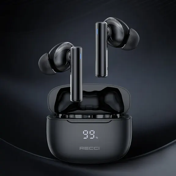 Recci Warrior ANC Wireless Bluetooth 5.3 In-Ear Earbuds