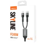 Recci Skyline 2-in-1 Type-C & Lighting PD 65W