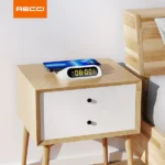 Recci Wireless Charger With Digital Alarm 15W