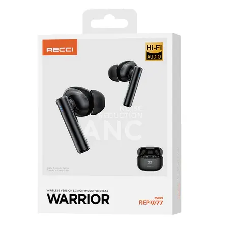 Recci Warrior ANC Wireless Bluetooth 5.3 In-Ear Earbuds