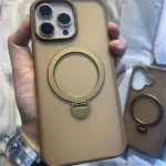 NJOYNY Magnetic Adjustable KickStand Ring Case