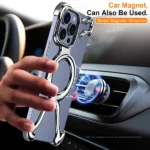 Liquid Plating PC Hollow MagSafe Case