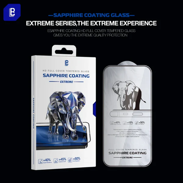 LanBi FULL COVER TEMPERED CLEAR GLASS SAPPHIRE COATING EXTREME