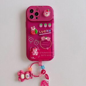 Lotso 3D Disney Case with Foldable Mirror