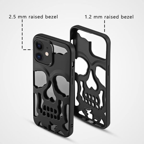Luxury Plating Skull Phone Case