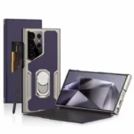 Armor Flip Leather Phone Case for Samsung