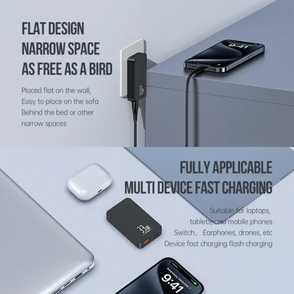 VFAN US11 ULTRA-THIN FAST Charger 33W