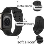 Silicone Ladder Buckle Band for Apple Watch