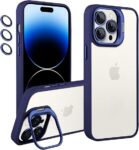 Transparent colourful frameless case with camera lens protection