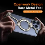 Liquid Plating PC Hollow MagSafe Case