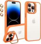 Transparent colourful frameless case with camera lens protection
