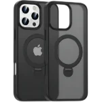 NJOYNY Magnetic Adjustable KickStand Ring Case