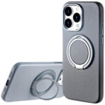 Leather Magnetic Phone Case with Rotating Holder