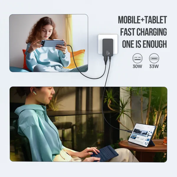 VFAN US11 ULTRA-THIN FAST Charger 33W