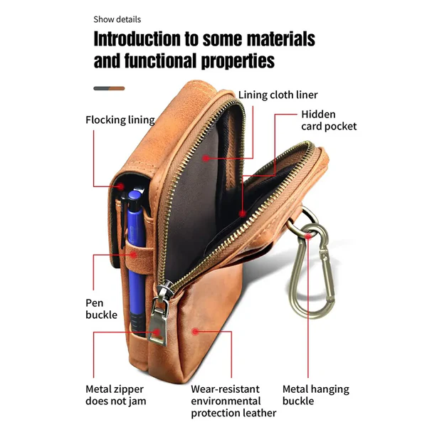 Puloka Belt Clip Holster Case Mobile Phone Bag
