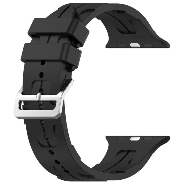 Silicone Ladder Buckle Band for Apple Watch