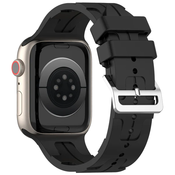 Silicone Ladder Buckle Band for Apple Watch