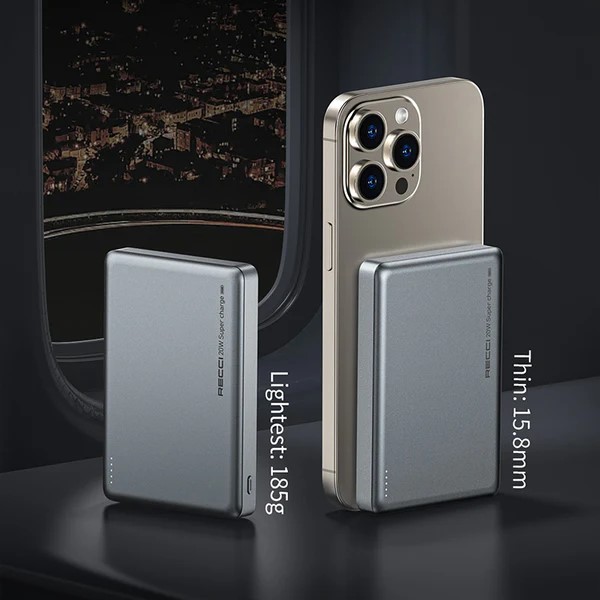 Recci Armor Wireless Magnetic Power Bank 5000mAh