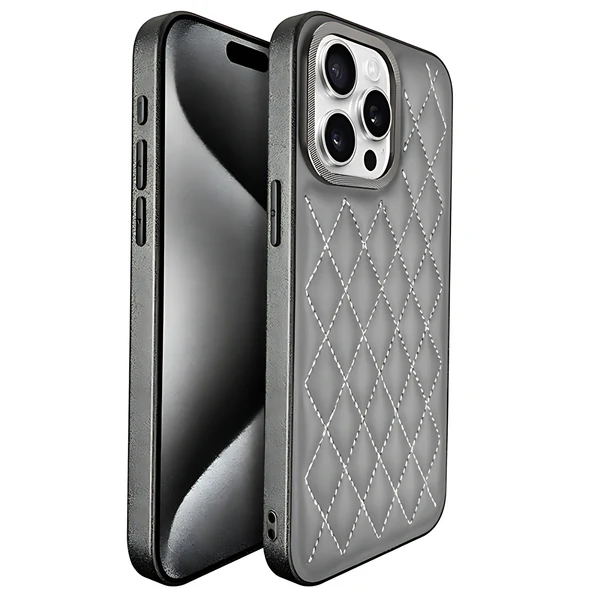 Rhombic Lattice Leather Plaid Series 9D Case
