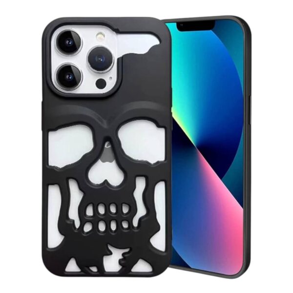 Luxury Plating Skull Phone Case