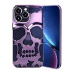 Luxury Plating Skull Phone Case