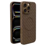 premium leather ribbed magesafe case