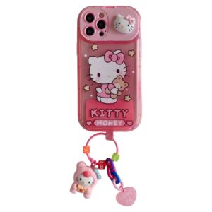 Kitty 3D Disney Mirror Case with Foldable Mirror Stand