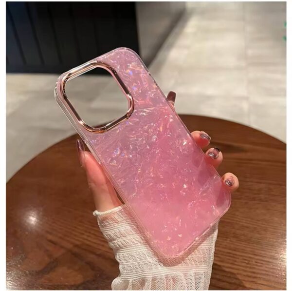 marble with holographic sparkles