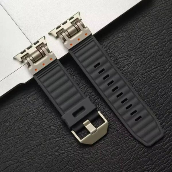 Mecha Two Claw Silicone Band for Apple Watch