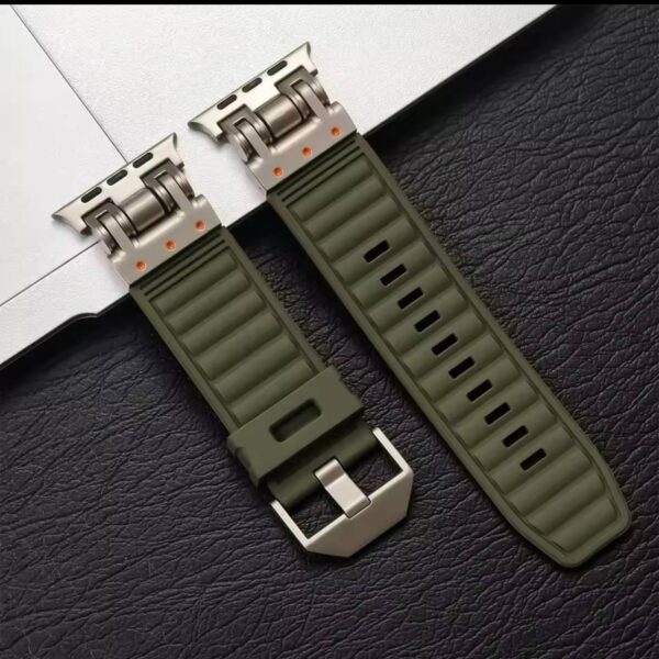 Mecha Two Claw Silicone Band for Apple Watch