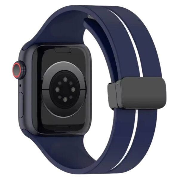 Soft Sport Silicone Magnetic Buckle Band For Apple Watch