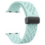 Magnetic silicone bands breathable hole compatible watch