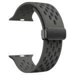 Magnetic silicone bands breathable hole compatible watch
