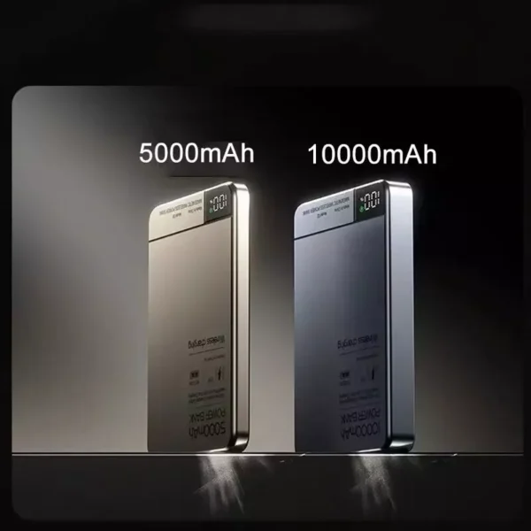 Power Bank Magnetic Wireless 5000mAh PD20W Fast Charging External Battery