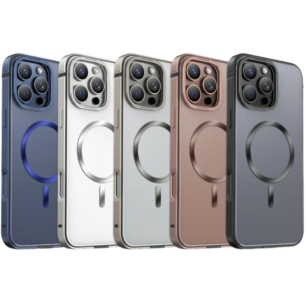 Aluminum Alloy Metal Bezel Magsafe Case