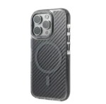 Matte Translucent Carbon Fiber Magsafe Case