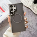 Translucent Matte Slim Hybrid Rubber Military Drop Protection Case For Samsung