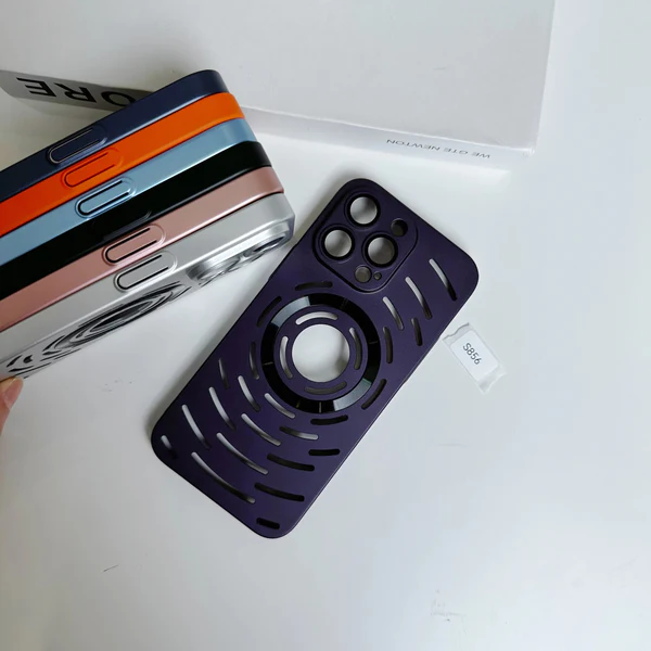 Breathable Heat Dissipation Mesh Shell MagSafe Case