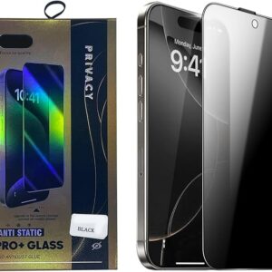 VWK Privacy Anti Static Tempered Pro Glass Screen Protector for Apple iphone