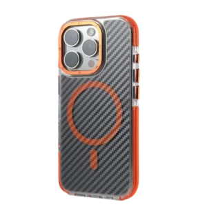 Matte Translucent Carbon Fiber Magsafe Case