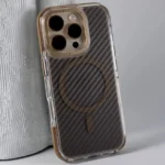 Matte Translucent Carbon Fiber Magsafe Case