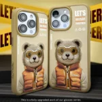 Nimmy Official Embroidery Jacket Series Case Cover – Teddy