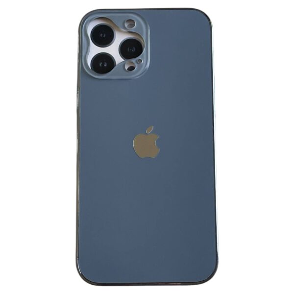 Electroplated Matte Acrylic Lens Design Tempered Glass Case