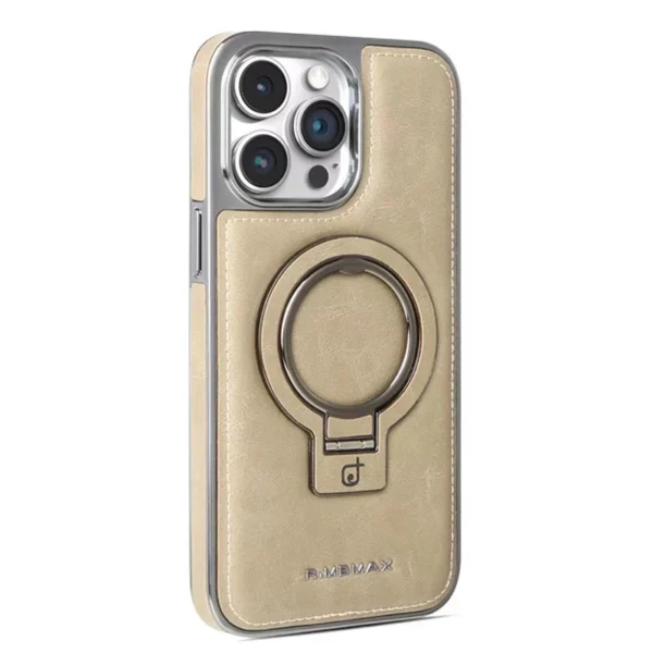 RMBMAX Leather Case for iPhone Magnetic Holder