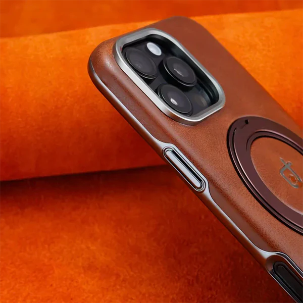 Rimbmax Luxury MagSafe Leather Texture Case