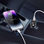RECCI TRANSPARENT CAR CHARGER WITH DIGITAL DISPLAY